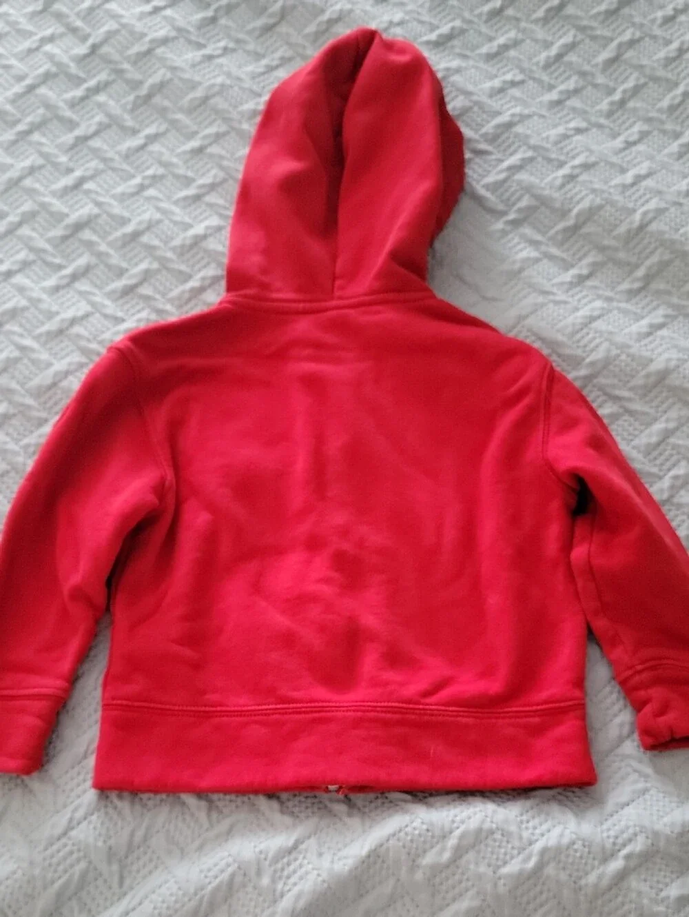 Old Navy Bright Red Kids Zip Hoodie with Logo